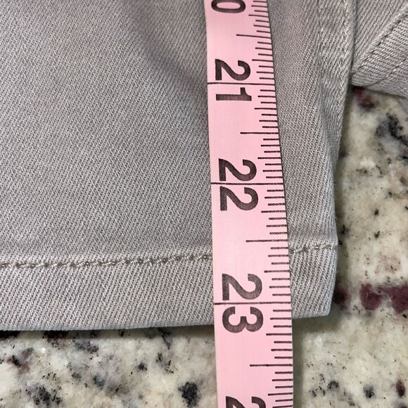 J. Jill Denim High Rise Crop Pull On Pants Jeans Stretch Size 18R Light Gray NWT - Picture 9 of 9